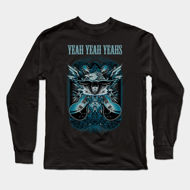 YEAH YEAHS BAND Long Sleeve T-Shirt by batubara.studio